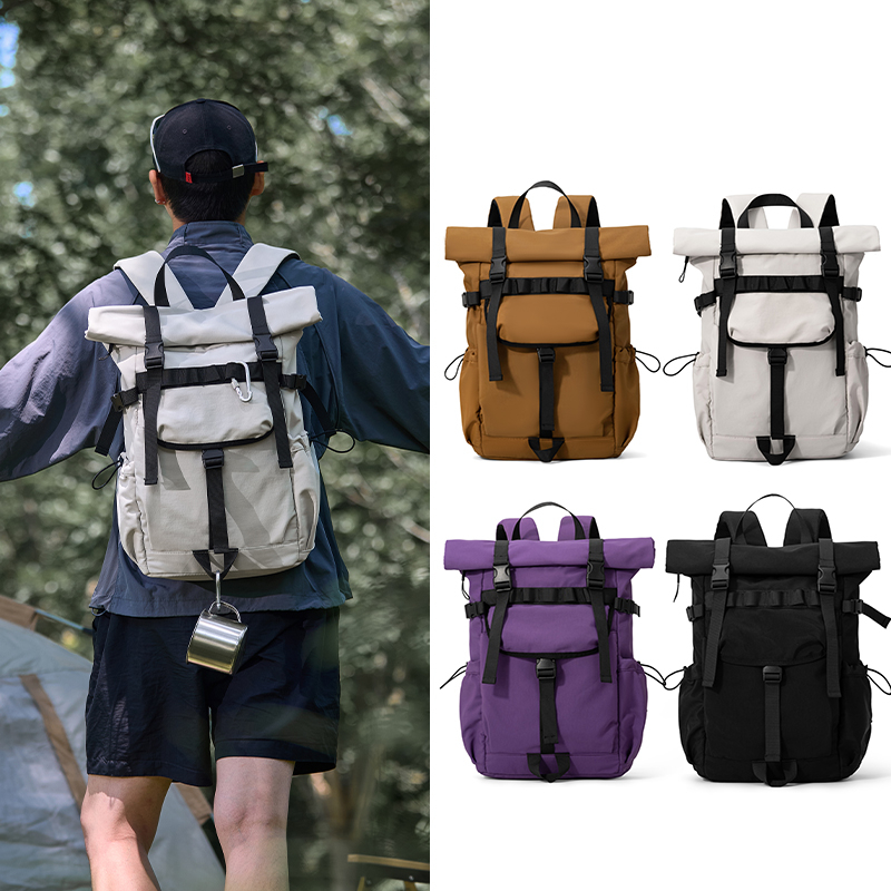 Hiking Backpack Waterproof - حقيبة ظهر جديدة للرجال قابلة للتوسيع،