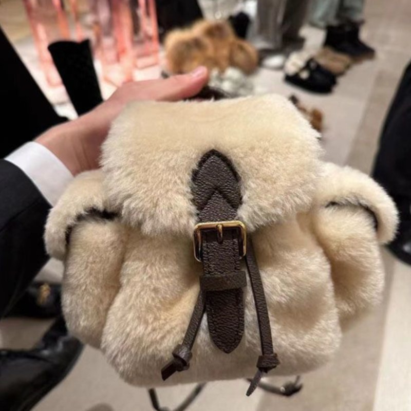 Leather Backpack Vintage - حقيبة ظهر JIAERDI ريترو من القطيفة
