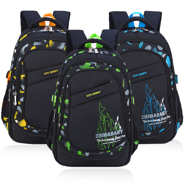 Canvas Backpack Casual - حقيبة ظهر مدرسية خفيفة الوزن مقاومة