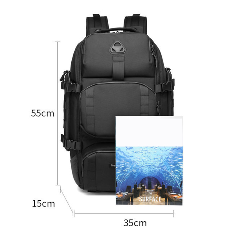 Hiking Backpack Waterproof - حقيبة ظهر تكتيكية جديدة للرجال، حقيبة