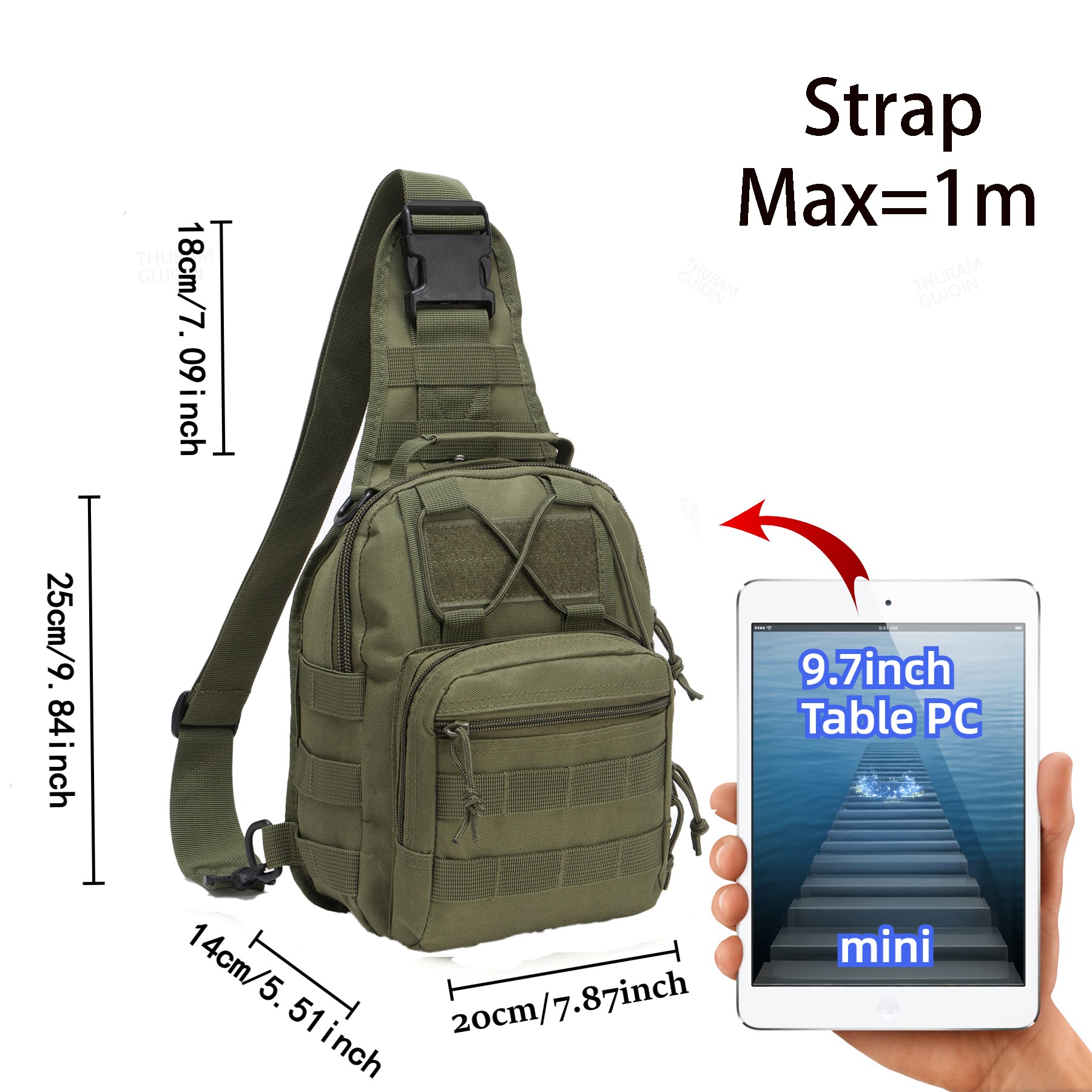 حقيبة ظهر تكتيكية للاستخدام ال - مراجعة Canvas Backpack Casual وسعره