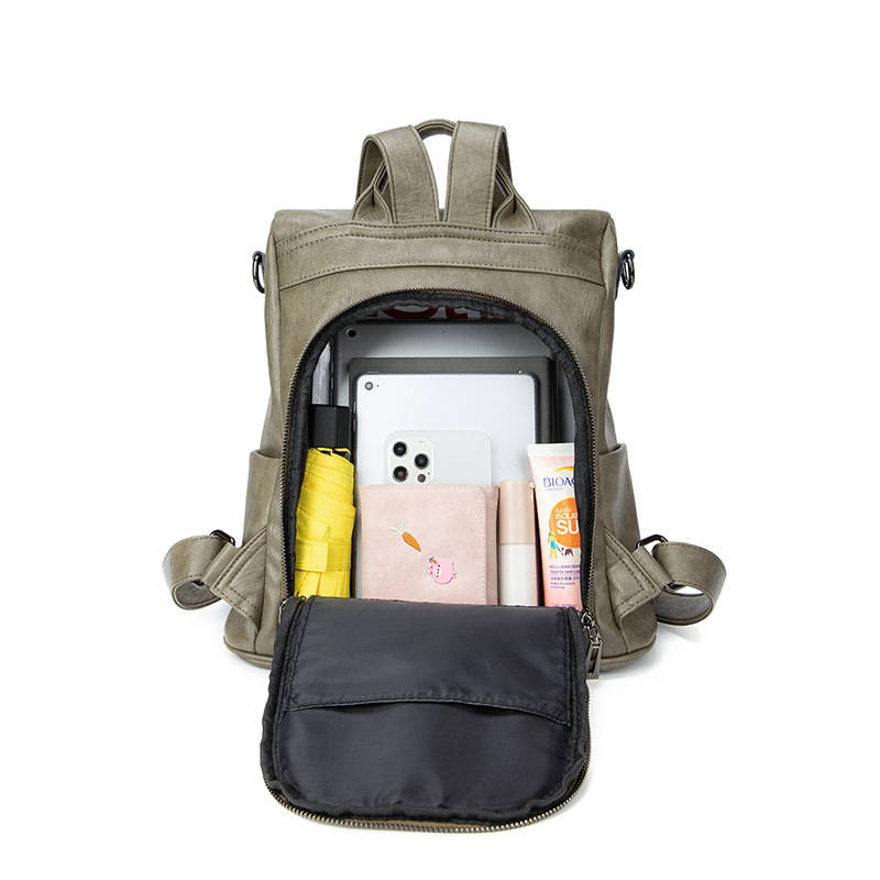 حقيبة ظهر نسائية على الطراز ال - مراجعة Travel Backpack Anti Theft وسعره