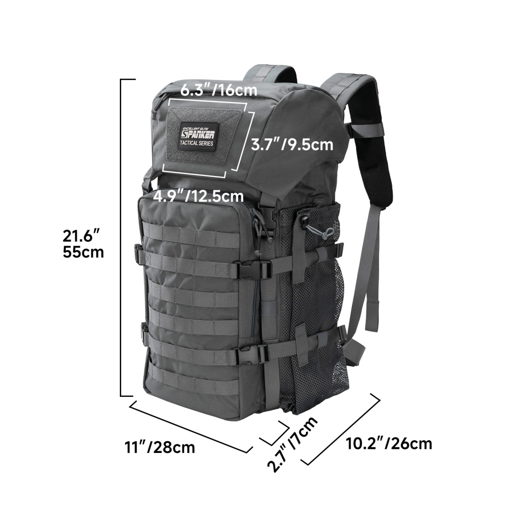 حقيبة ظهر تكتيكية 40 لتر من ال - مراجعة Rucksack Military Style وسعره