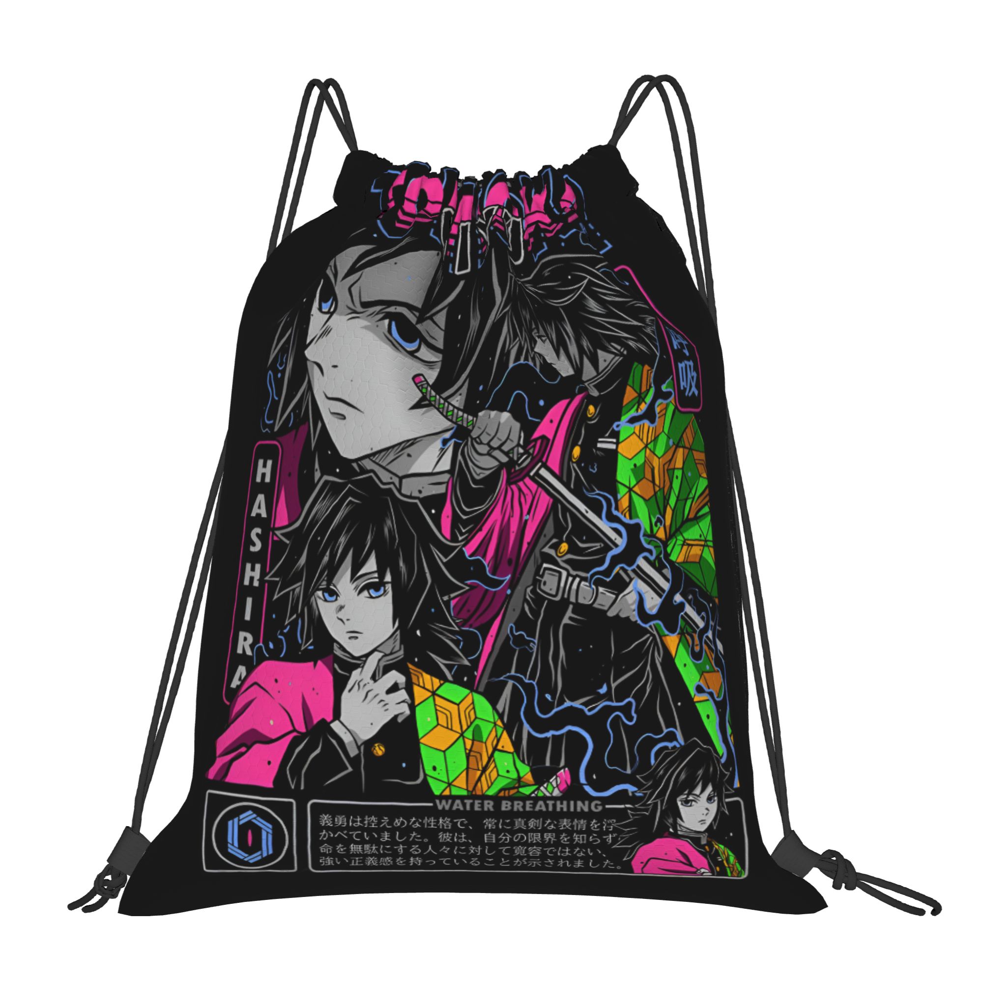 حقيبة ظهر مخصصة برباط من Demon - مراجعة Drawstring Gym Bag وسعره