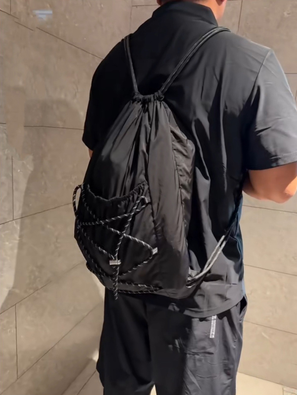 حقيبة ظهر SHELKSBAG للجنسين من - مراجعة Drawstring Gym Bag وسعره