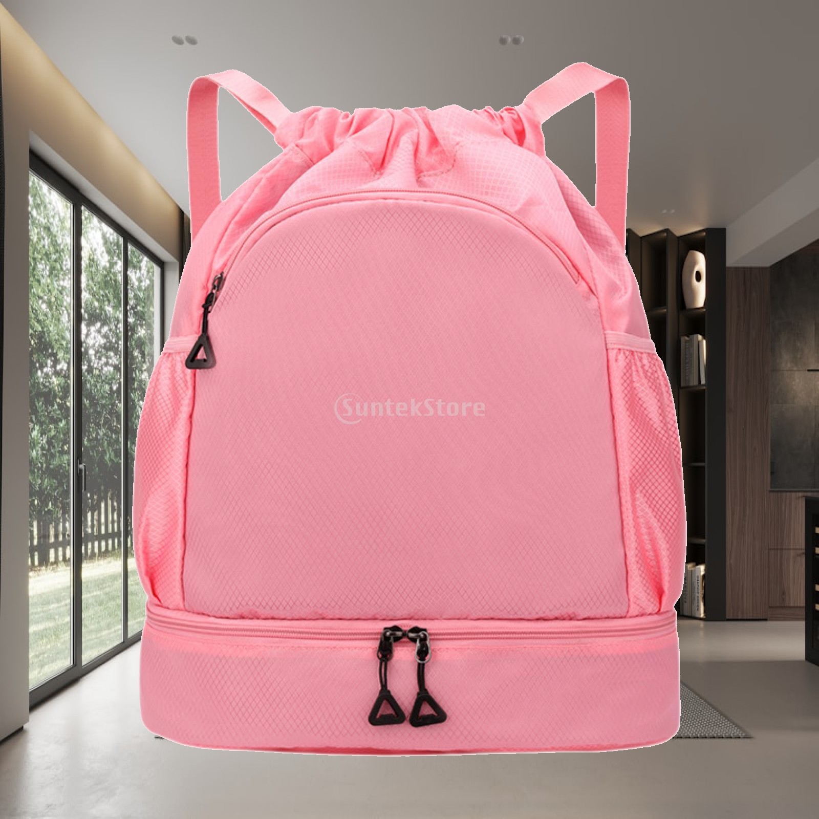 حقيبة ظهر رياضية محمولة برباط  - مراجعة Drawstring Gym Bag وسعره